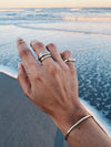 6 SIDED HAND CARVED RING